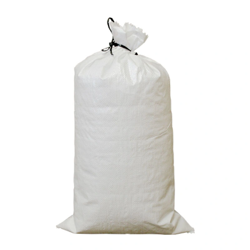 Agricultural Use Plastic White PP Woven Packaging Rice Polypropylene Bag 25kg