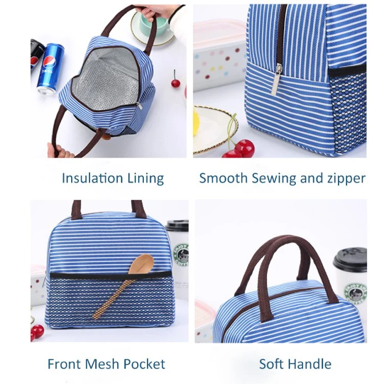 Hot Sale Lunch Box Bag Small Office Worker Cooler Lunch Bag with Hard Liner