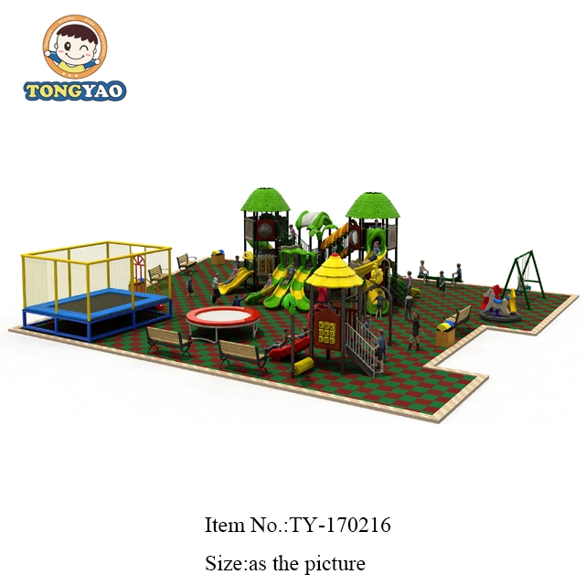 Amusement Park Toy Baby Swing Slide Gym Equipment Outdoor Playground (TY-150101)