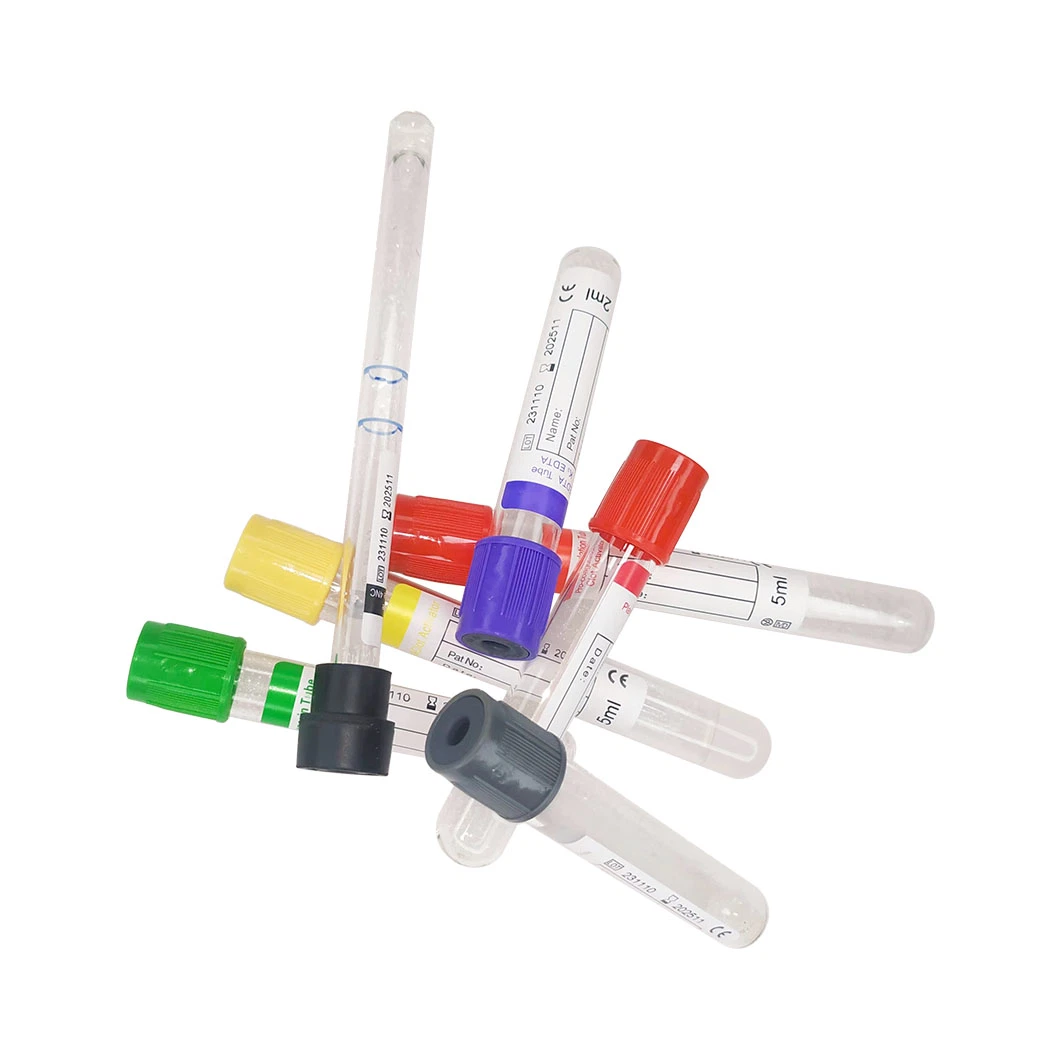 Medical Sterile Red Cap Top Plain Tube Vacuum Blood Collection Tube