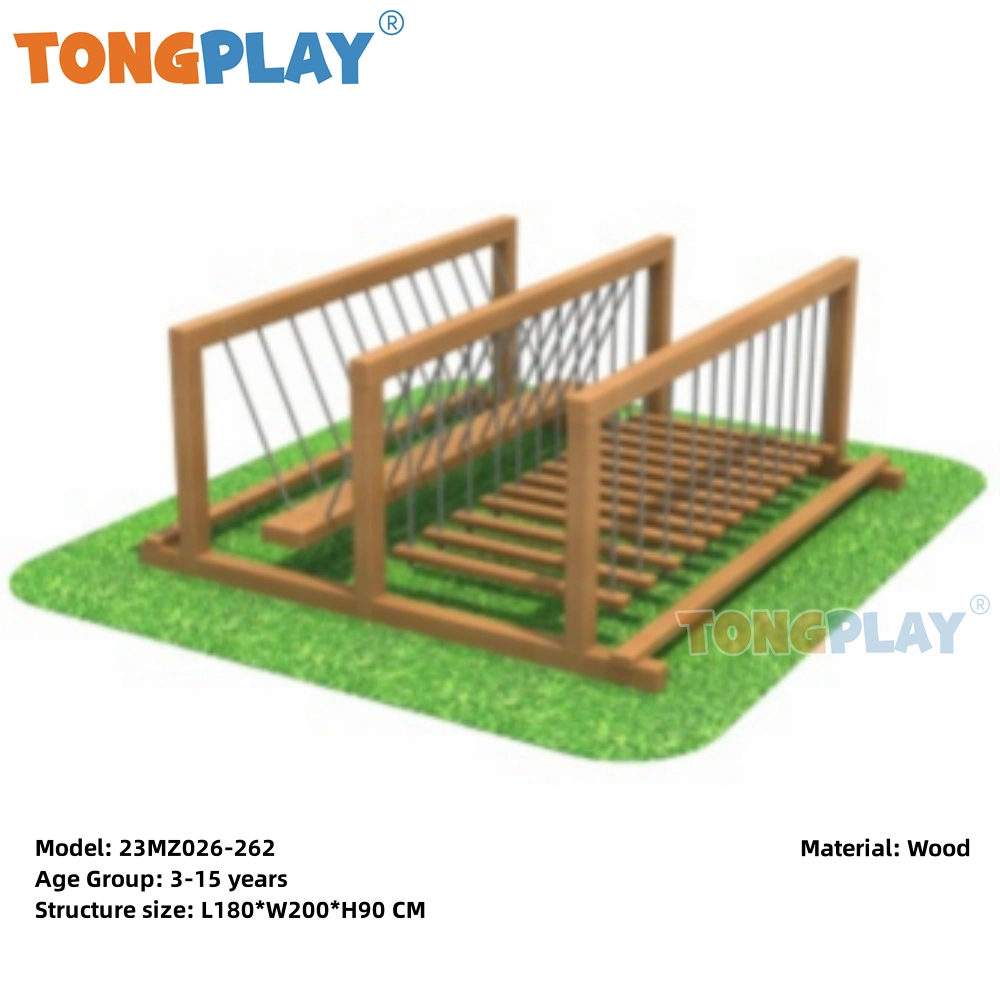 Tongplay pequeño material de seguridad de madera Interior o al aire libre Zona de juegos para niños Diversión