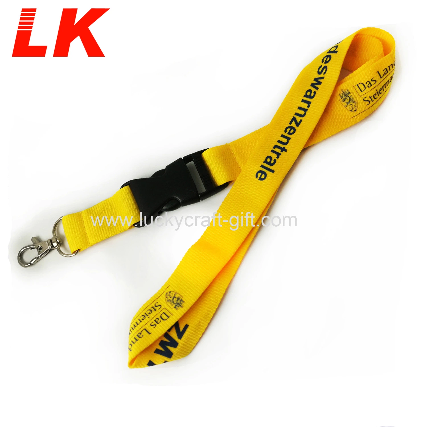 Design Your Own Logo Plain Lanyard for Promotion Gifts