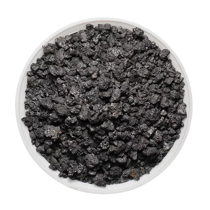 Custom Made 1-3/3-5/5-8 mm Low Sulfur Coated Calcined Petroleum Coke Calcined Pet Coke From Tianjin Hongrun in China of Semi Coke