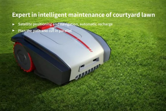 Corta-relva de jardim inteligência totalmente automática Robotic Lawn Mover para venda