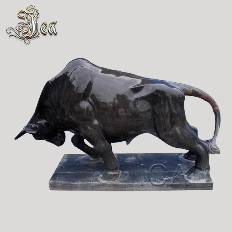 Lovely Stone Small Animal Dog Carving Statues for Outdoor Garden