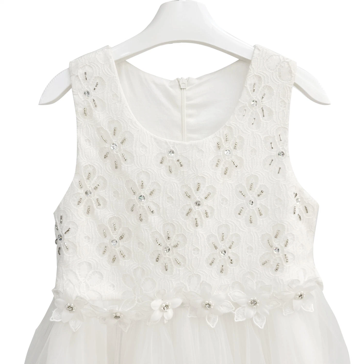 2022 le nouveau style de broderie fleurie vêtements pour enfants anniversaire pour filles Robe princesse Robe d'été Sweet Sleeveless