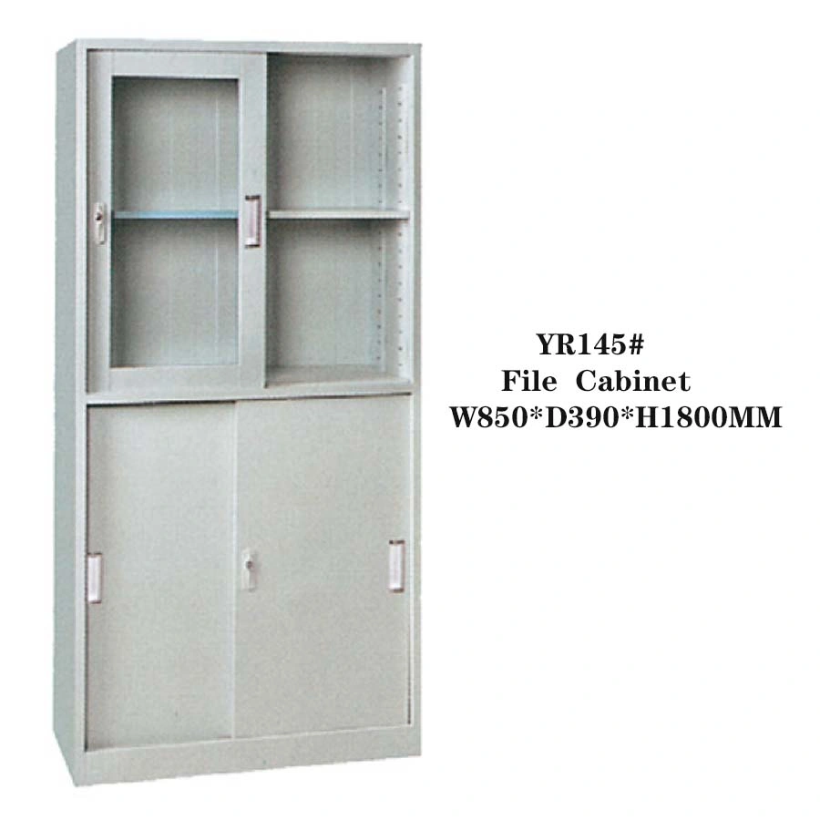 Metal Furniture 4 Doors Steel Cupboard Customized File Storage for School Office