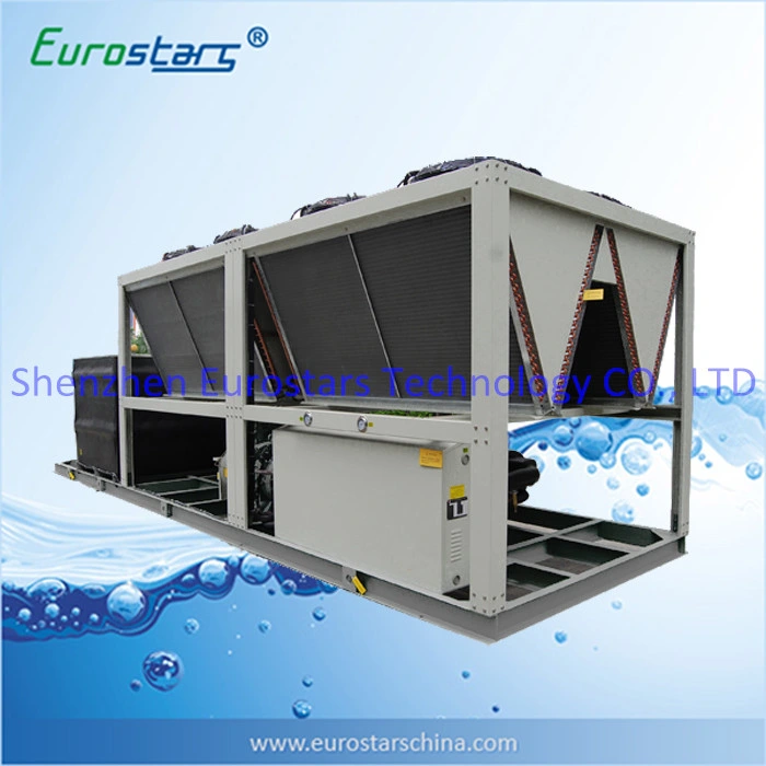 Hanbell Screw Type Compressor Refrigerado a Ar Refrigerador Industrial