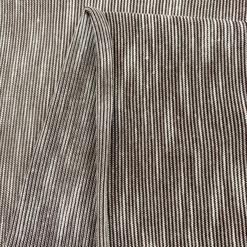 China Stripe Single Jersey 100% Polyester Fabric Textile Single Jersey Knit Jersey Fabric Polyester Recycled Lycra for Swimwear Fabric Solid Dyed