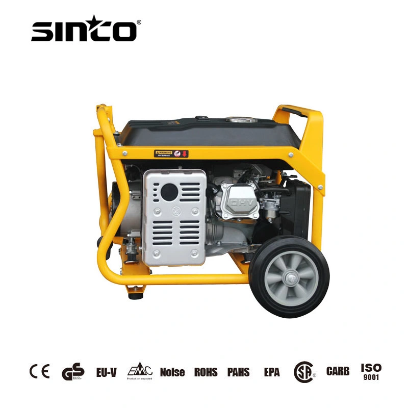 Sinco Small 3000W 3.5kw Home Portable Petrol Generator Gas Mini 12V DC Power Gasoline Generator