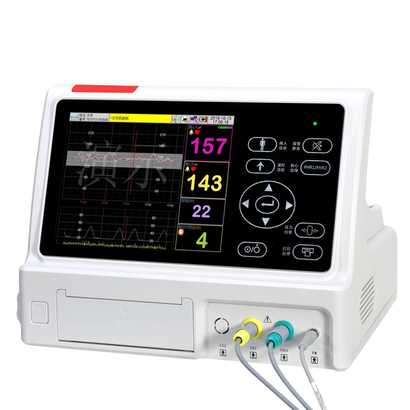 8 Inch TFT Color LCD Screen Portable Maternal/Fetal Monitor