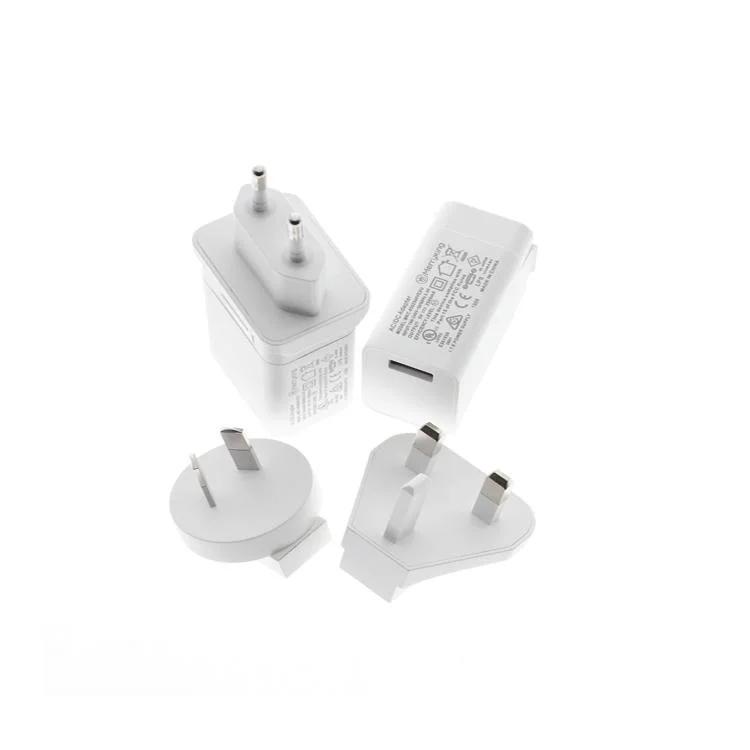 Mayorista 5V 1A 2 puertos USB 2 adaptador de viaje rápido Cargando cargador USB de pared