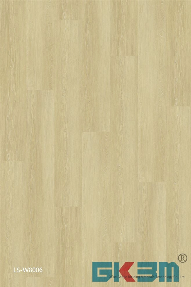 Greenpy Ls-W8006 Modern European Oak Easy Spicling Resilient Plastic Vinyl Click Spc Flooring