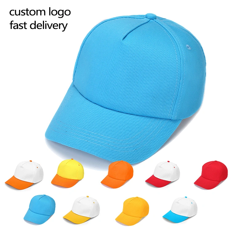 Summer Outdoor Cap Custom Pure Cotton Kids Cap Sun Hat