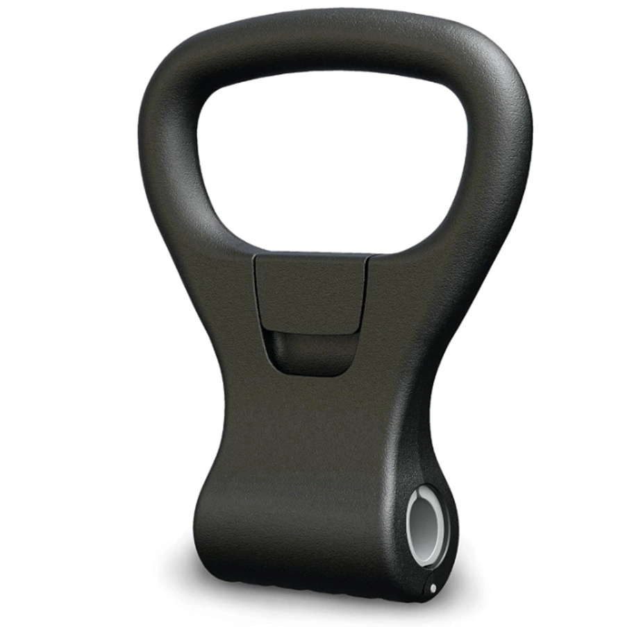 Dumbbell Grip Handle Kettlebell with Wide Handles & Flat Bottoms for Strength