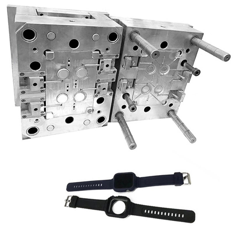 Dupla precisão Auto/eletrônicos domésticos/Faixa de Relógio inteligente de Silicone POM/PVC/Caixa de ABS/Caso fundição de moldes Molde/molde/parte de moldagem por injecção de ferramenta de plástico