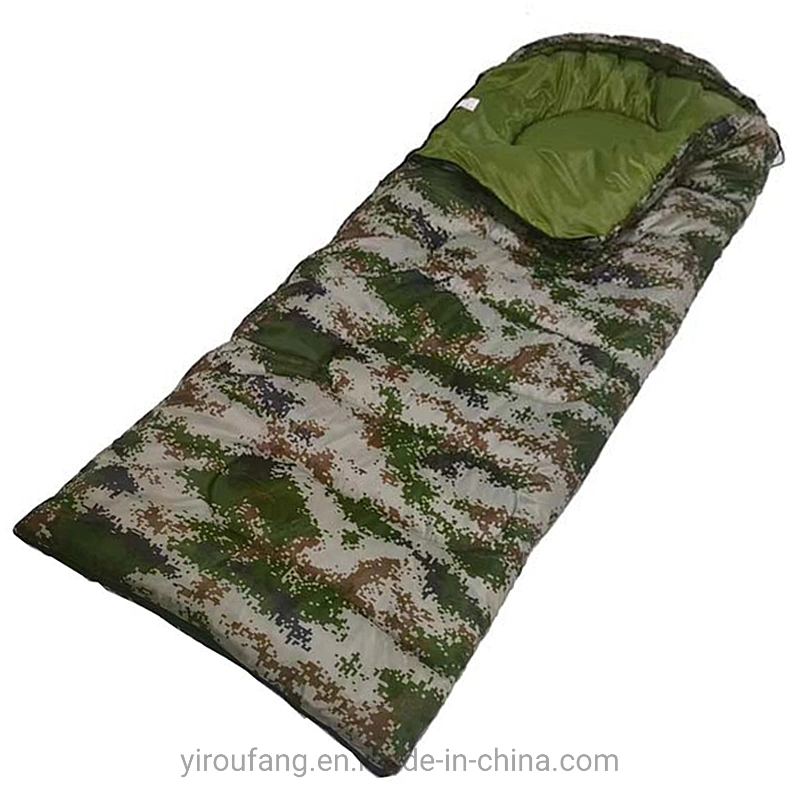 Custom Logo 210t Extra Large Warm Weather Camping Sustainable Troops Style Outdoors Camouflage Sleeping Bag Tstate Reserve