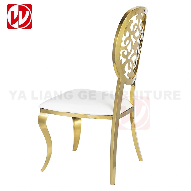 Dual-Purpose Stainless Steel Fancy Wedding Furniture for Dining Restaurant Event Chairs