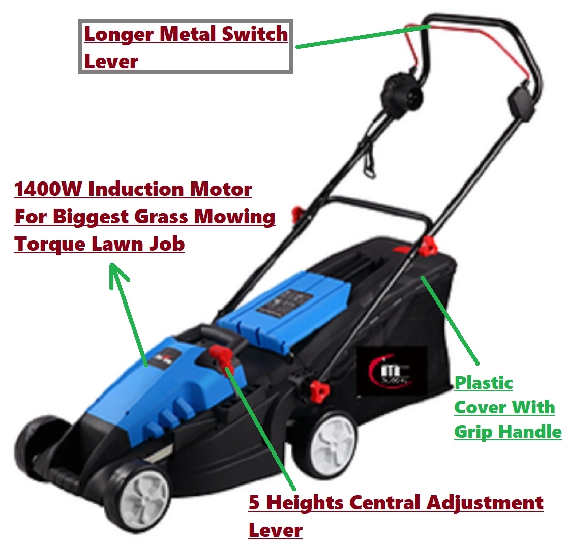 Gelw022 Induction Motor Powerful Electric Lawnmower-Garden Power Tools