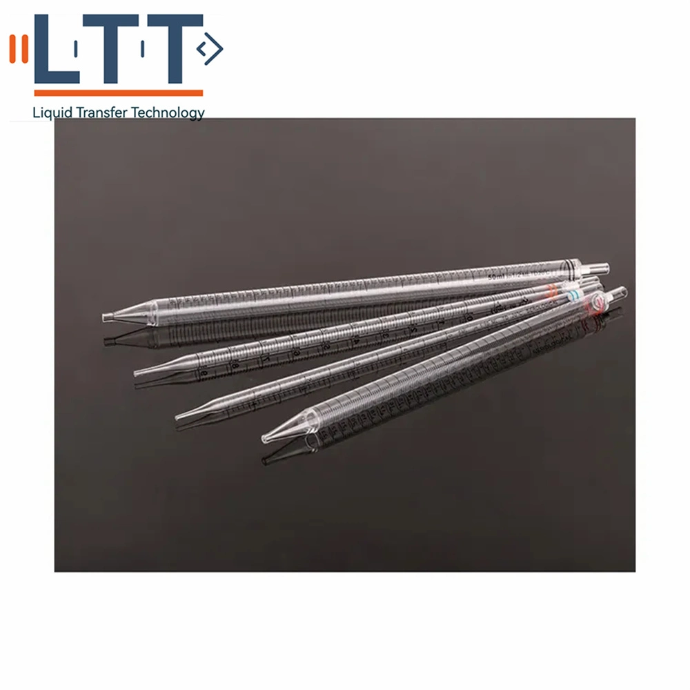 High quality/High cost performance  GPPS Material Glass Serological Pipettes Sterile for Laboratory Use Pipette Serology Sterile Capacity 1ml 2ml 5ml Liquan Brand