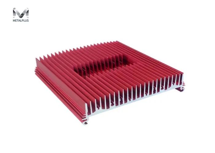 Aluminum Extrusion Heatsink Case with Electrophoretic Coated