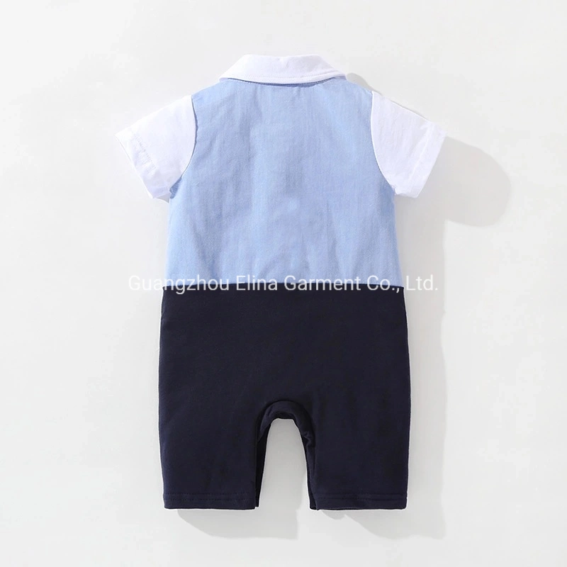 2021 New Spring Autumn Infant Gentleman Long-Sleeved Handsome Cotton Romper Newborn Baby Clothes Boys Apparel