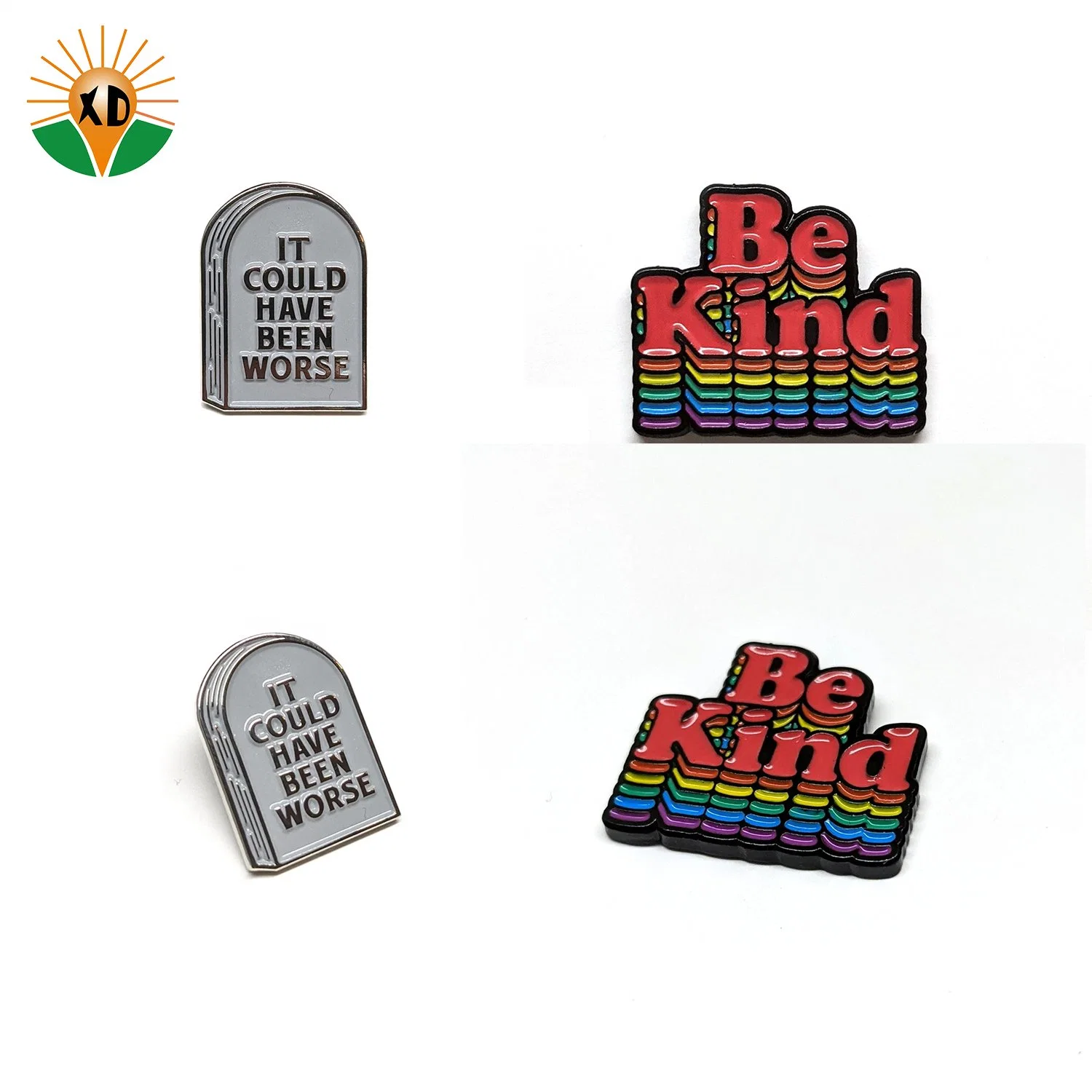 Custom Enamel High Quality 3D Tinplate Meaning Premium Uniform Free Design Fashion Printing Zinc Alloy Personalized Engraved Word Low MOQ Lapel Pins Badge