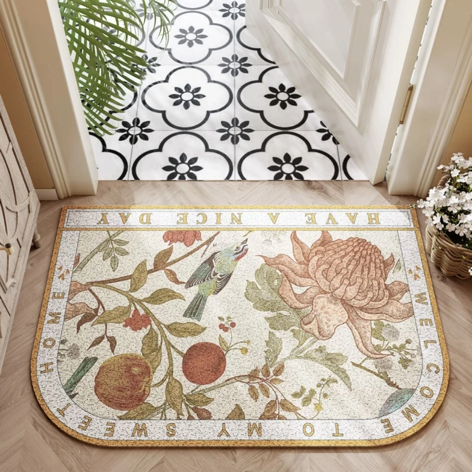 Welcome Mat Vinloop Vinyl Bathroom, Locker Room, Shower, Spaghetti Mat Drains Water, Comfortable Looped Mat Constructed From Intertwined and Fused Vinyl Threads