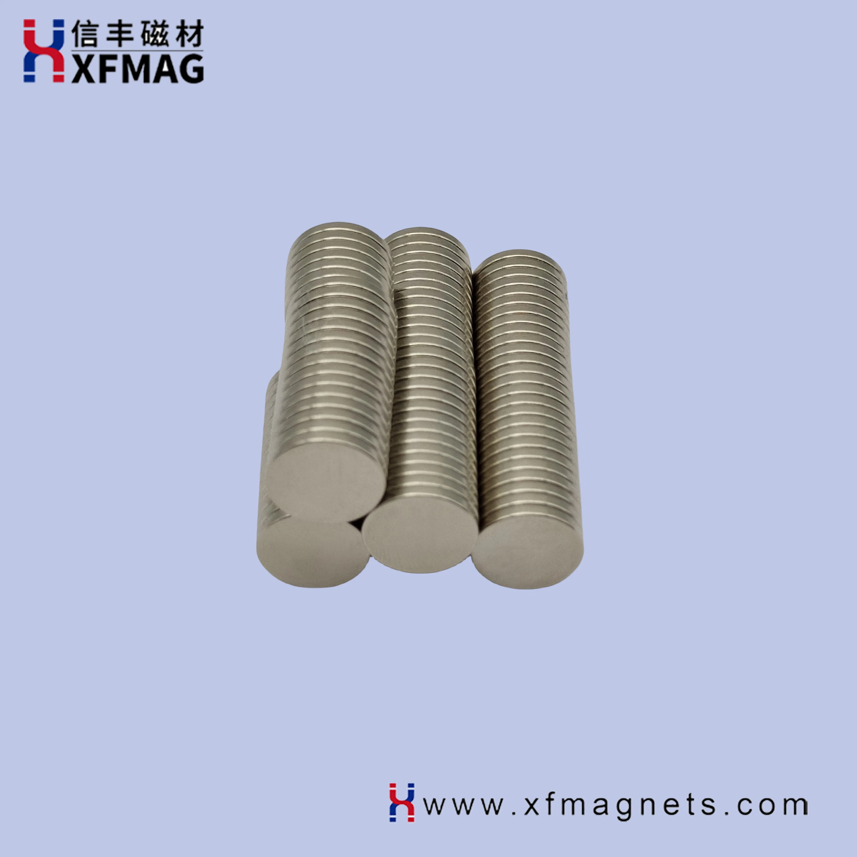 Strong Cylinder Nickel D5*0.5 NdFeB Rare Earth N45 Permanent Disc Neodymium Sintered Magnetic Magnet