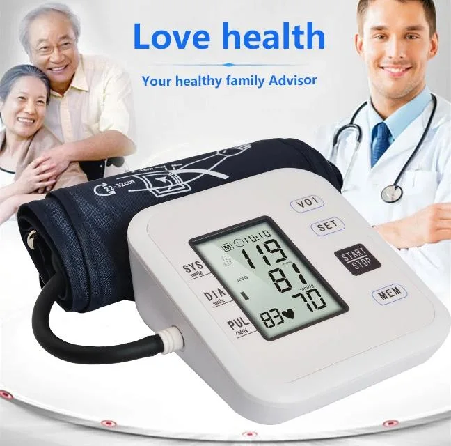 CE& FDA Blood Pressure Monitor Made in China Blood Pressure Monitor with Built-in Battery