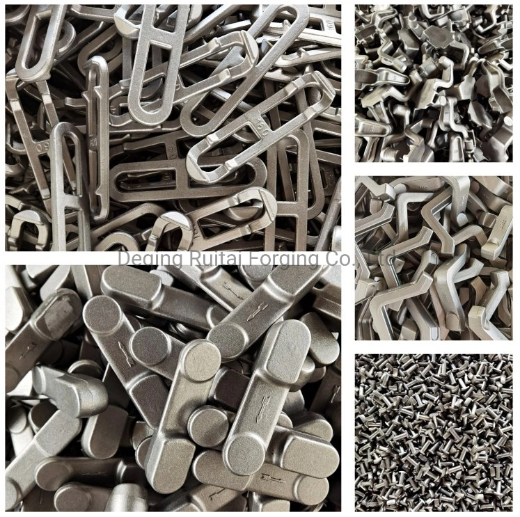 Forging Cast Pusher and Forged Machinery Parts Machining Metal Parts for Standard Chain and Steel Forging Chain X458 Carbon Steel Forging Chain Link Parts