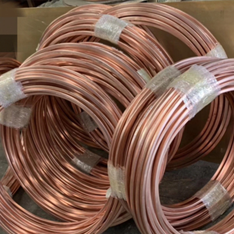 ASTM B280 Copper Pancake Coil Tube Pipe Connector Refrigeration