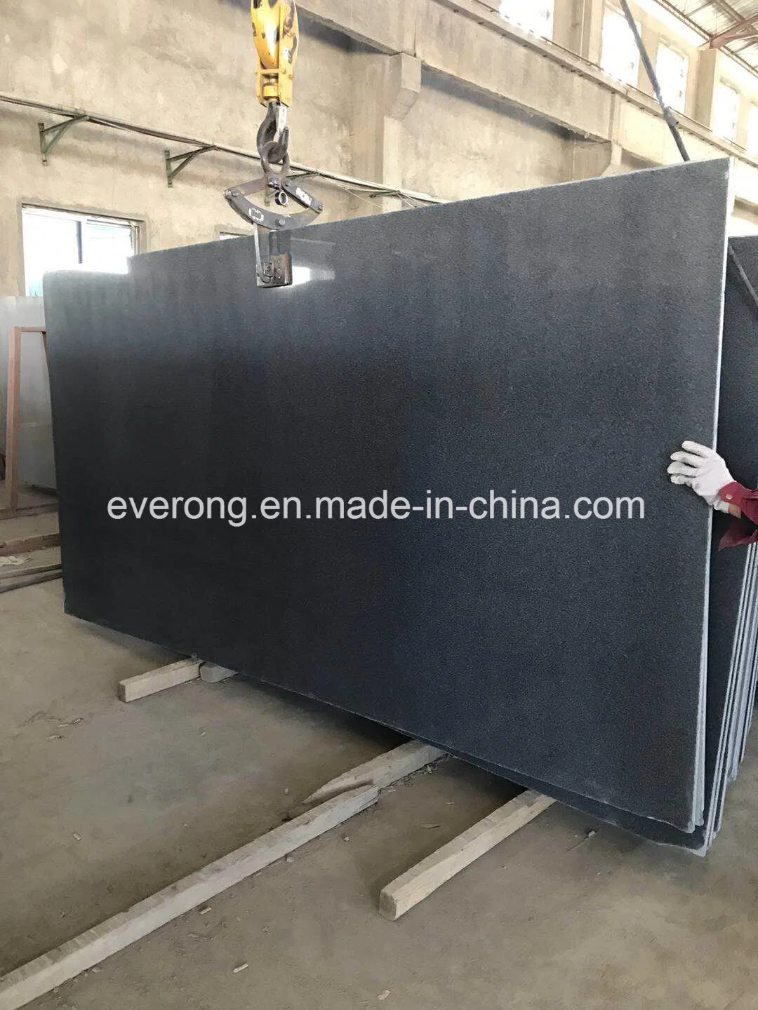 China Big Grain Impala Black G654 Padang Granite Slabs