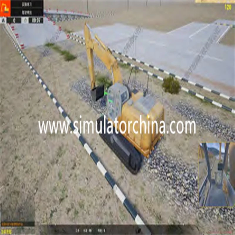 Practical Excavator Simulator Education and Training Equipment
