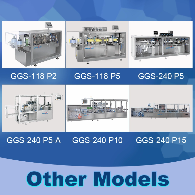 Gds-240 P10 5/7/12 Colors Drawing Pigment Plastic Vial Strip Tube Forming Filling and Sealing Packing Machine