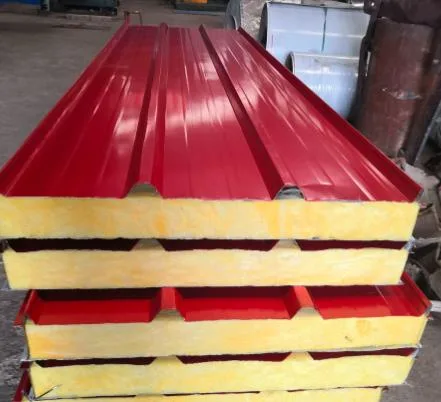 Chinese Supplier Factory Direct Sale Price Partition/Wall/Roof/Ceiling Glasswool Sandwich Composite Panel