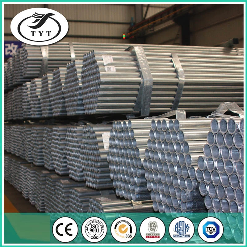 Top Three Manufacturer in China Hot Dipped Galvanized Steel Pipe BS1387, ASTM A53