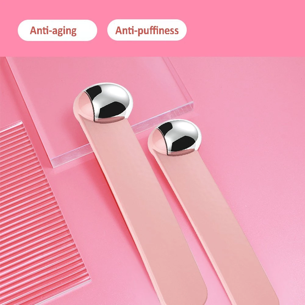 Metal Cosmetic Eye Cream Massage Face Massage Stick Makeup Mini Beauty Tool Mini Cooling Ice Roller