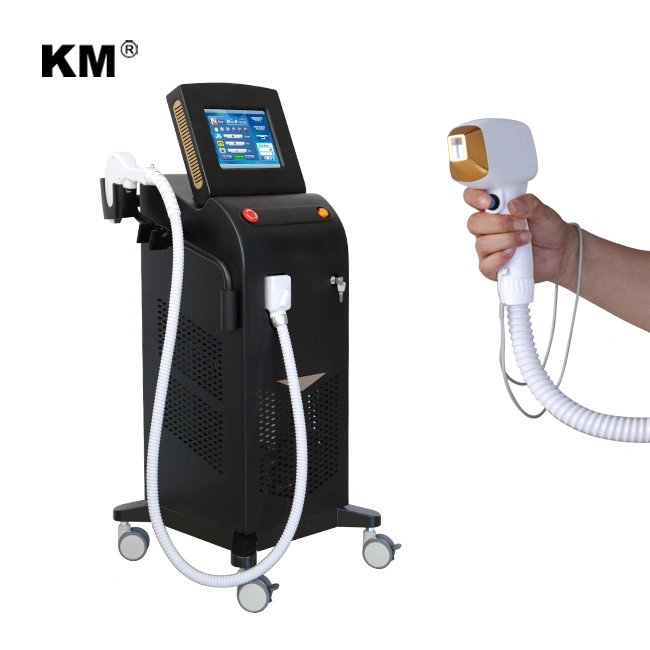 Kemei Hot Sale Painless Permanent 808 Diode Laser Portable/ 808 Diode Laser Hair Removal Equipment with Ce ISO