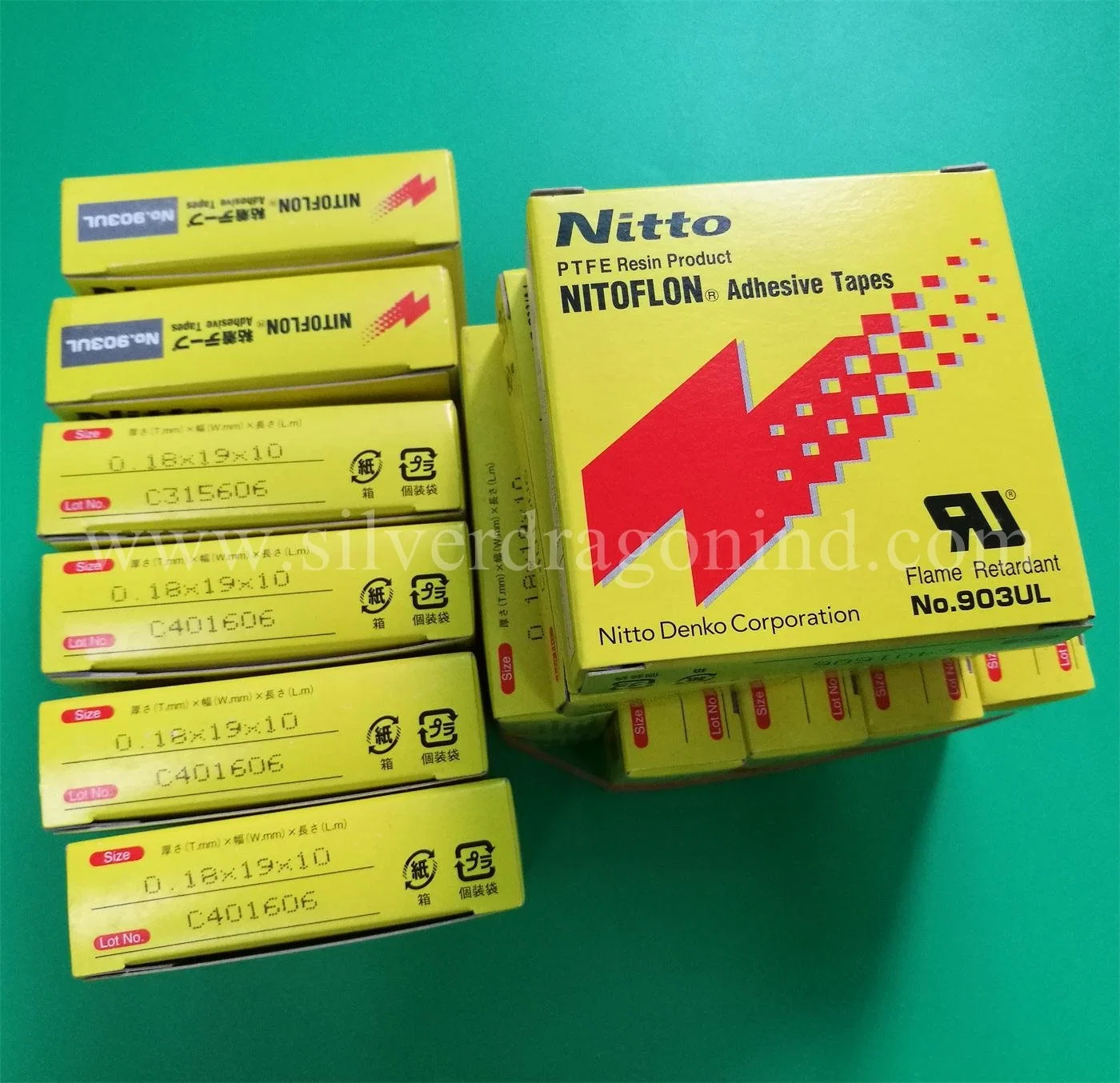 Original Nitto Adhesive Tape for Industrial Machine Insulation 903UL 0.18X19X10