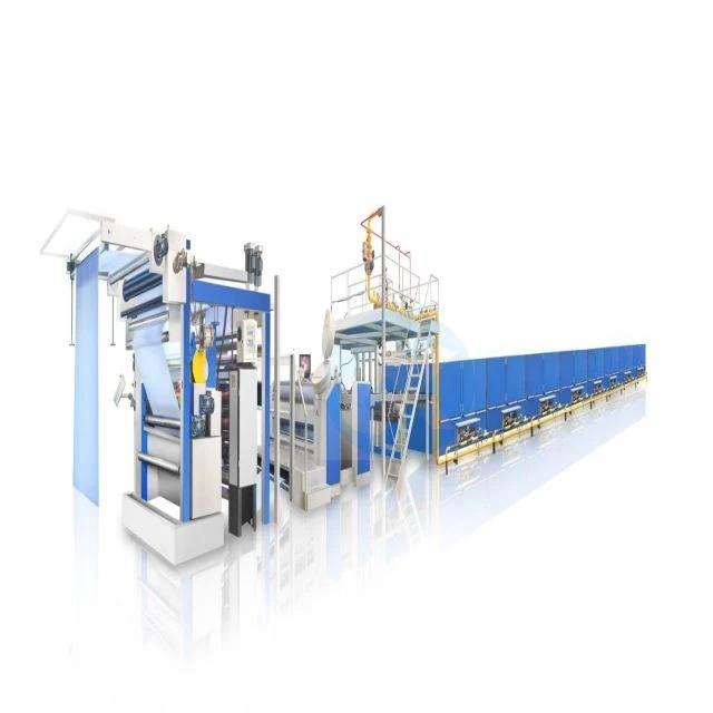 Flannelette Drying and Setting Use Steam Heating System Textile Stenter Machine for Finishing