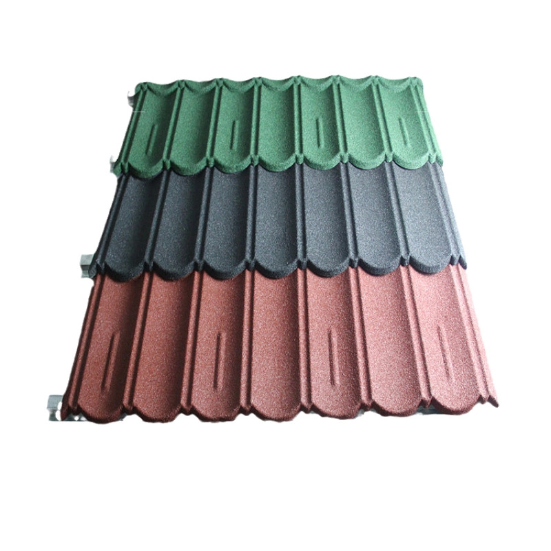 Roman Style Aluminum Zinc Purple Late Material Color Roofing Tiles Painted Metal Clay Roofing Sheets