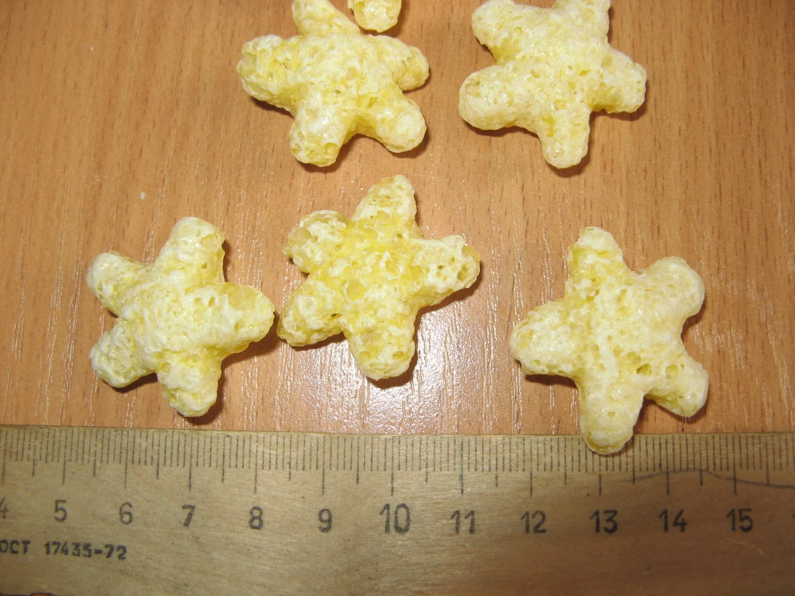 Puff de flocos de milho Cereais de pequeno snack extrusora de duplo fuso alimentar