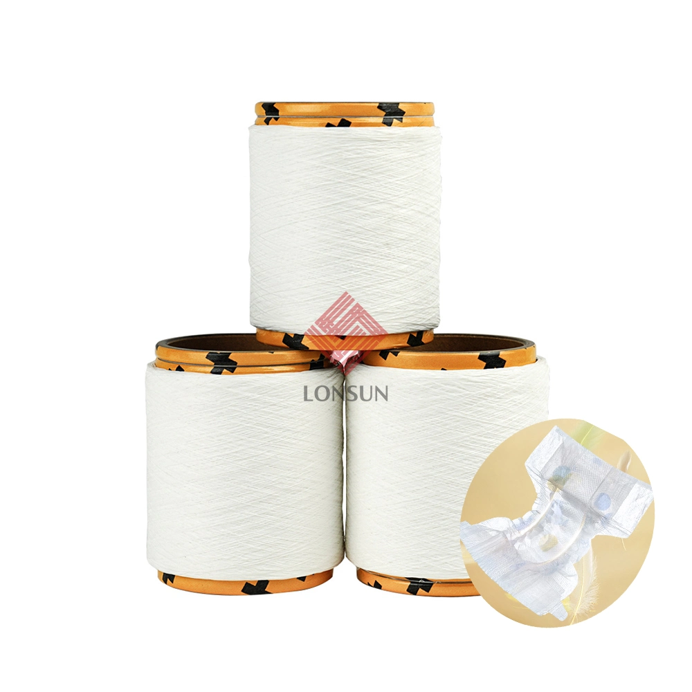 Spandex Elastic Fiber Raw Materials for Diaper Waistband and Leg Cuff Making