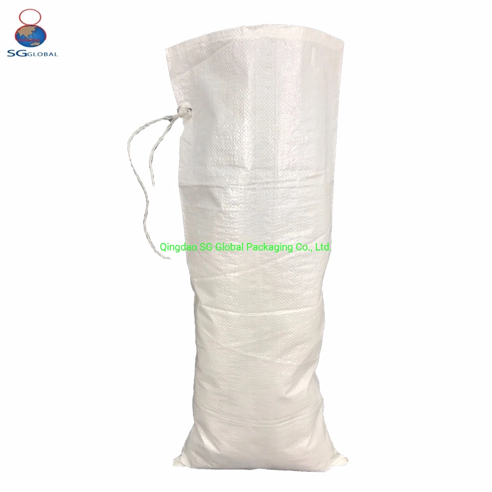 GRS China Factory Wholesale Plastic Packaging 25kg 50kg Empty Anti-UV Polypropylene Sack PP Woven Grain/Maize/Seed/Feed /Fertilizer/Chemical/Sand Bag