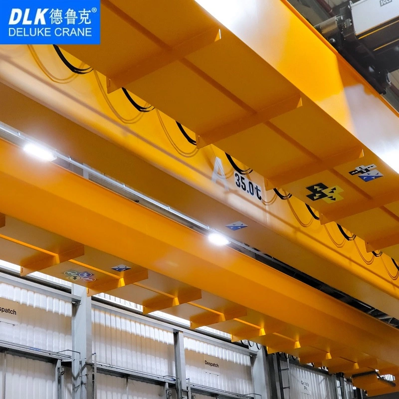 Construction Machinery Qd Type 350 Ton Double Girder Overhead Crane with Hook for Sale