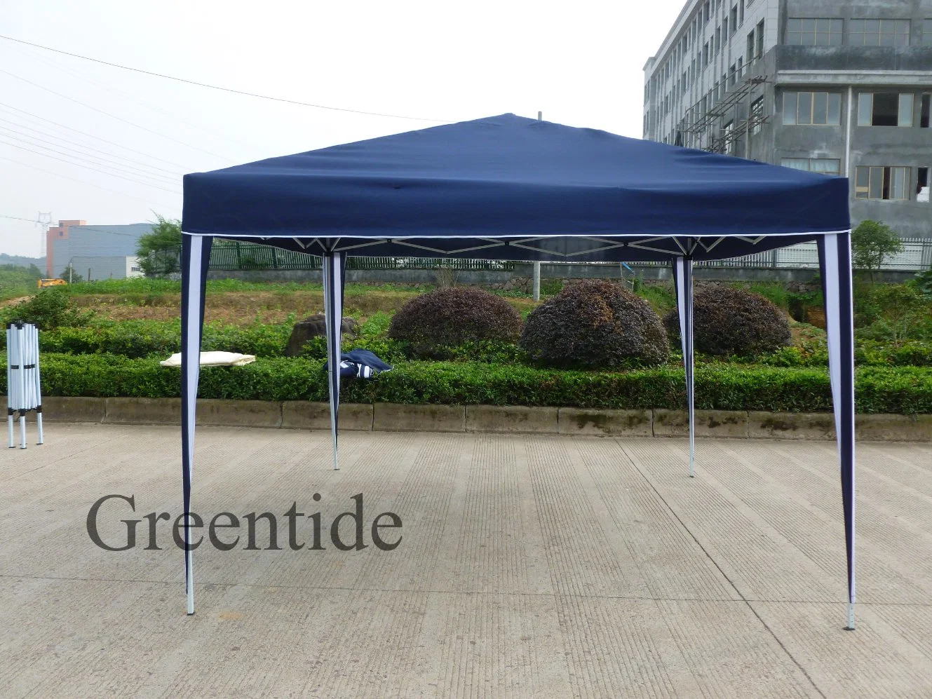 Exterior mobiliário de jardim 3X3m promoção Gazebo Steel Camping Folding Tent