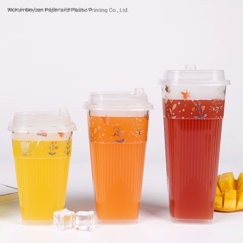 Hot Sale High Clear High quality/High cost performance  PP Cold Drinks Plastic Cups Plstic Bottles for Juice