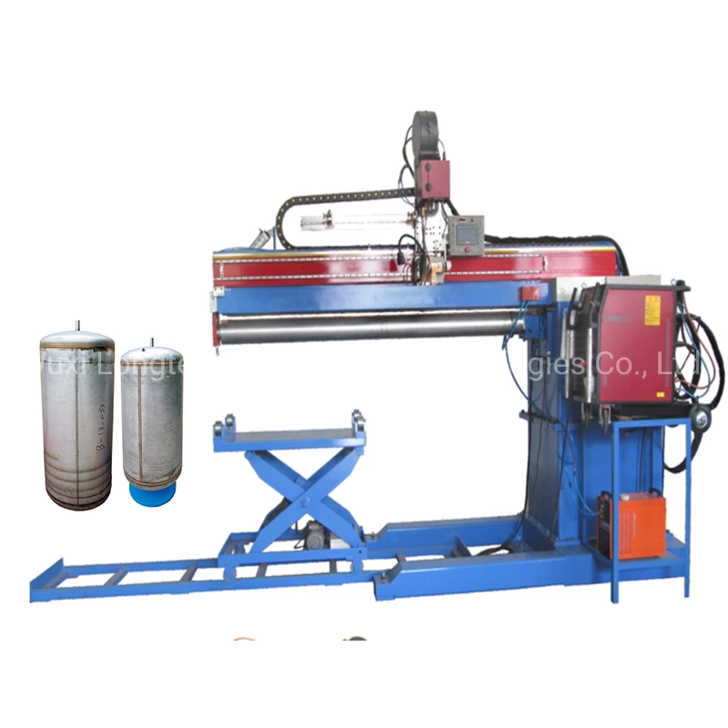 Water Heater Cylidner Body Straight Welding Machine Supplier