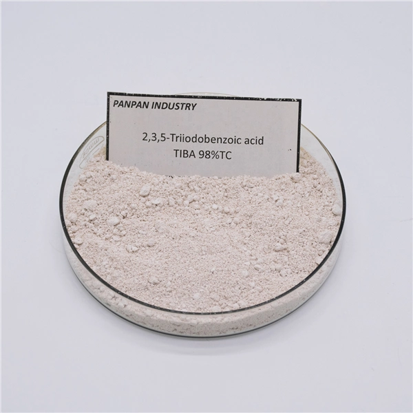 White Powder Tiba Triiodobenzoic Acid Tiba 98%Tc Plant Growth Regulator